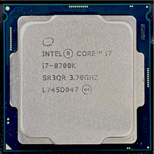 酷睿六核i7-8700K 散装CPU处理器  LGA1151针  14纳米 3.7G