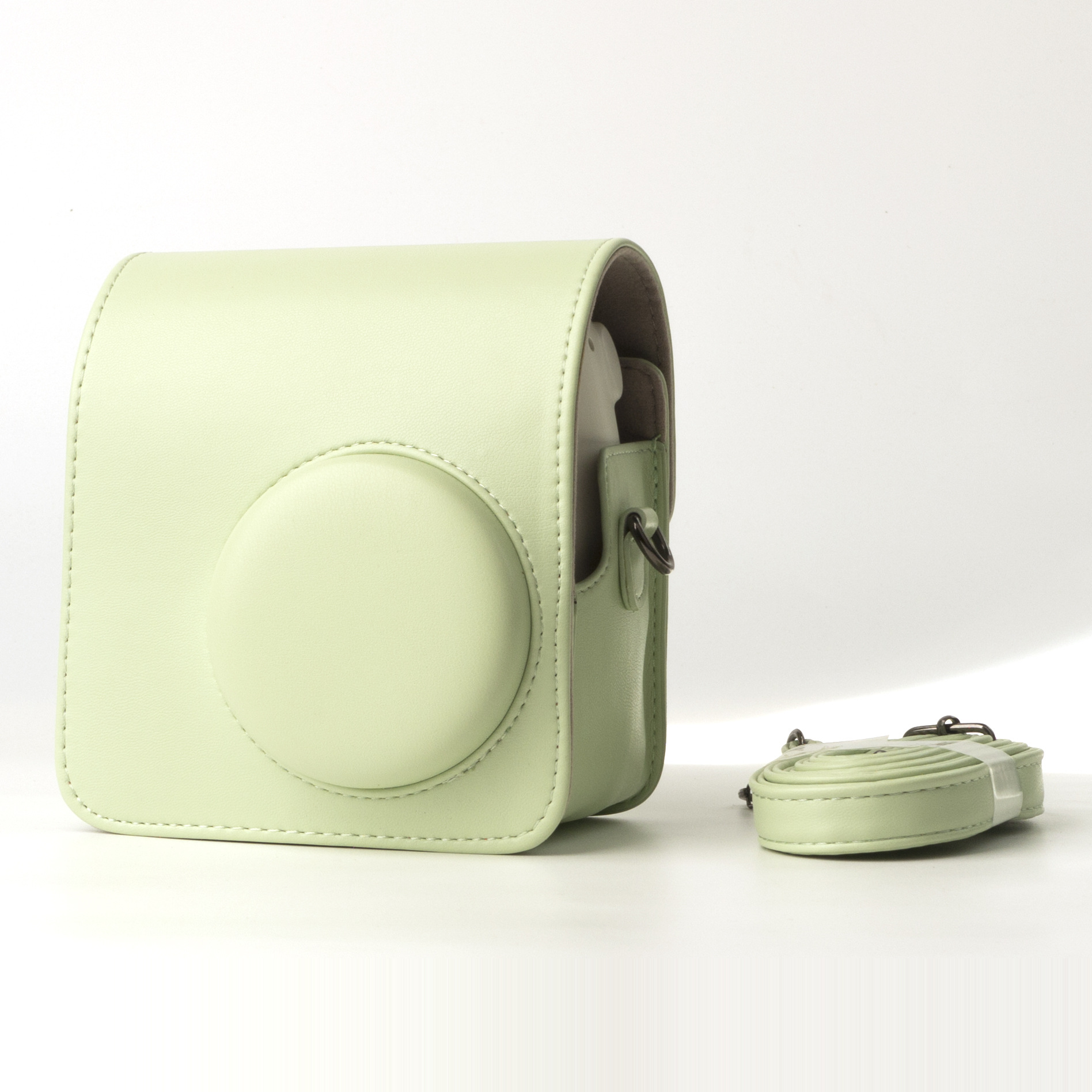 (2개) FUJI INSTAX 너구리 미니 SE 7 카메라 가방 가죽 케이스 가죽 가방