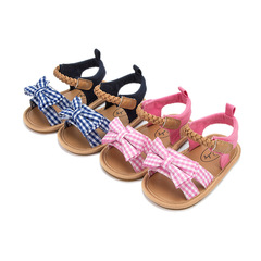 2022 New Summer Sandals with Bow Ties, Learning Step Sandals for Toddlers, Baby Shoes