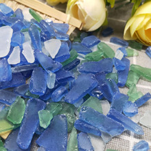 海玻璃厂家现货供应片状海玻璃彩色磨砂玻璃