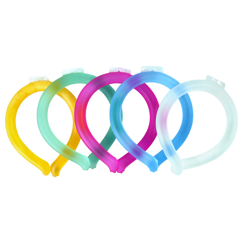 Anillo de hielo japonés collar de hielo de verano cambio de fase PCM collar de hielo de 18 grados artefacto de enfriamiento bufanda de hielo cuello anillo frío