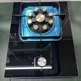 家用天然气灶嵌入式单炉带定时功能猛火单灶液化气天然气燃气灶台