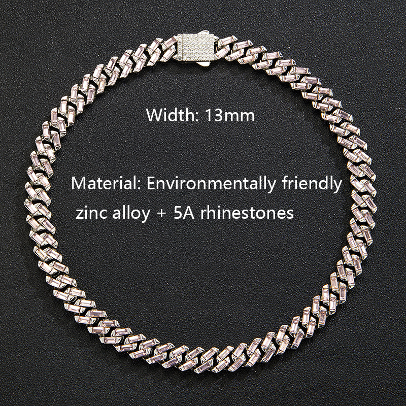 Fashion Geometric Alloy Inlay Rhinestones Unisex Sweater Chain 1 Piece