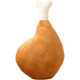 Factory direct creative big chicken leg pillow roast chicken onion plush toy cushion first sound future food wholesale