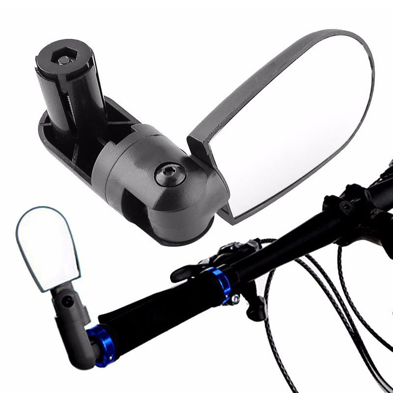 Bicycle mountain bike Rearview Mirror Mirror large eye mini compact angle adjustable one pack