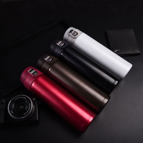 New Bounce Cup Stainless Steel Double-layer Vacuum Insulated Cup Convenient Car Water Cup Business Gift Cup Gift
