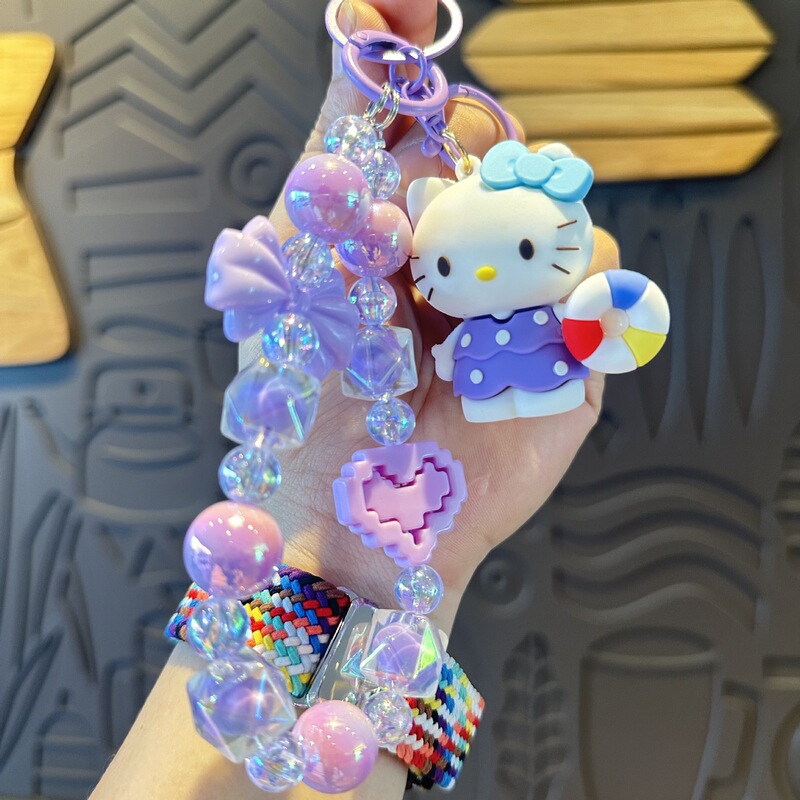 新しい愛の積み木ハローキティのキーホルダー|undefined