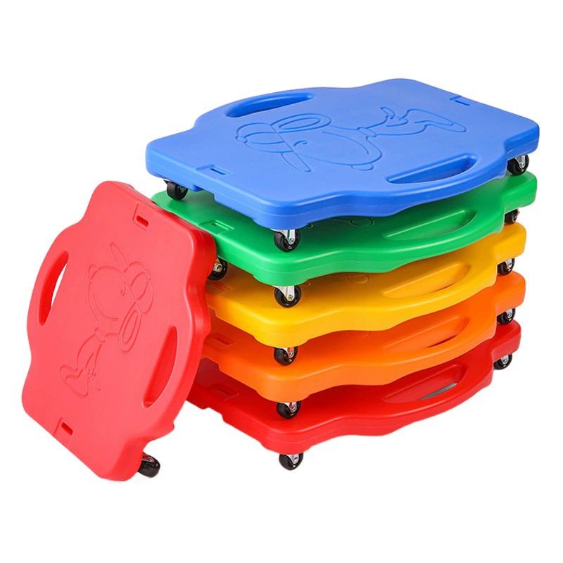 Детский пластиковый четырехколесный спортивный скутер на открытом воздухе, детский сад, раннее образование, сенсорное учебное оборудование, автомобильный скутер