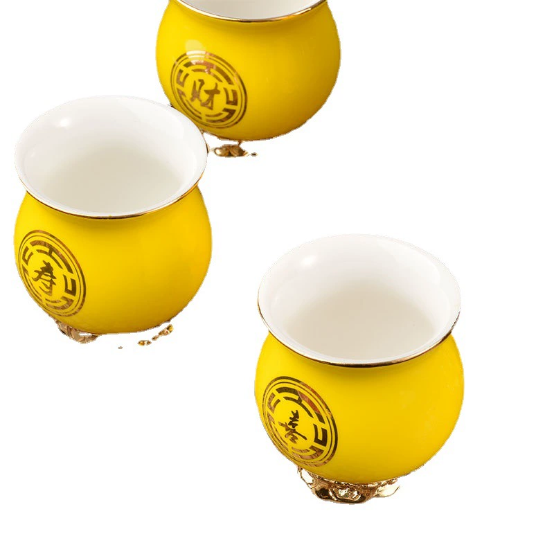 Ceramic tea set, Chinese tea cup, Birthday gift