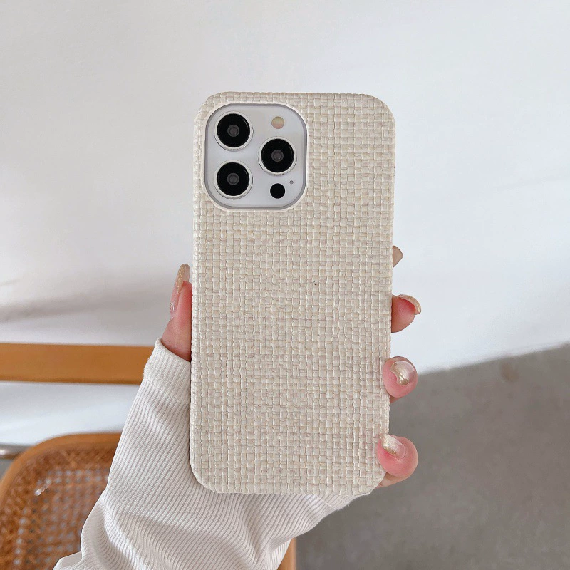 Чехол для телефона Apple iPhone 11–15 совместимый, вязаный «свитер», противоскользящий демисезонный