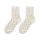 [a generation of hair] socks women's thin retro summer breathable solid color cotton socks curling socks spring and autumn pile