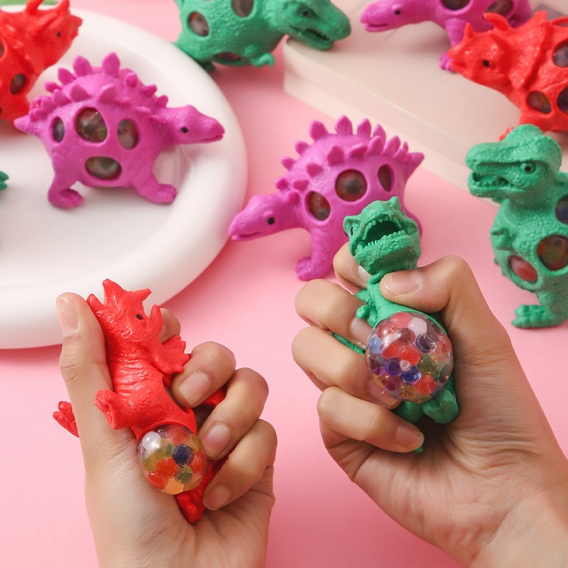Nuevo juguete especial de mini dinosaurio, pellizco de mano, bola de uva, pellizco de pellizco, pellizco de pellizco, bola de descompresión