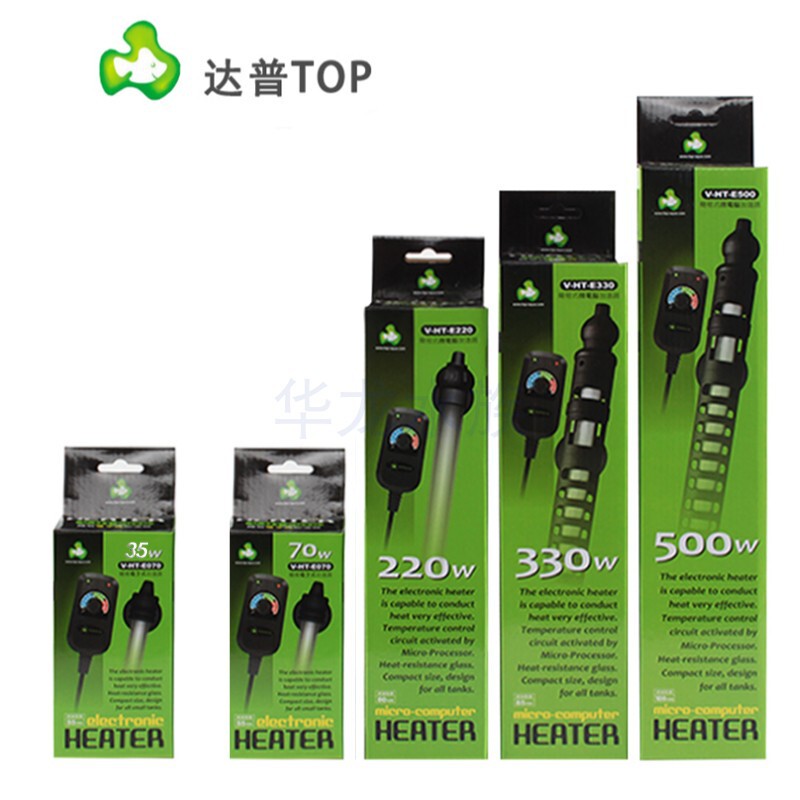 Taiwan Dapu ultra-small mini fish tank heating rod ultra-short turtle tank external temperature control explosion-proof thermostat low water level