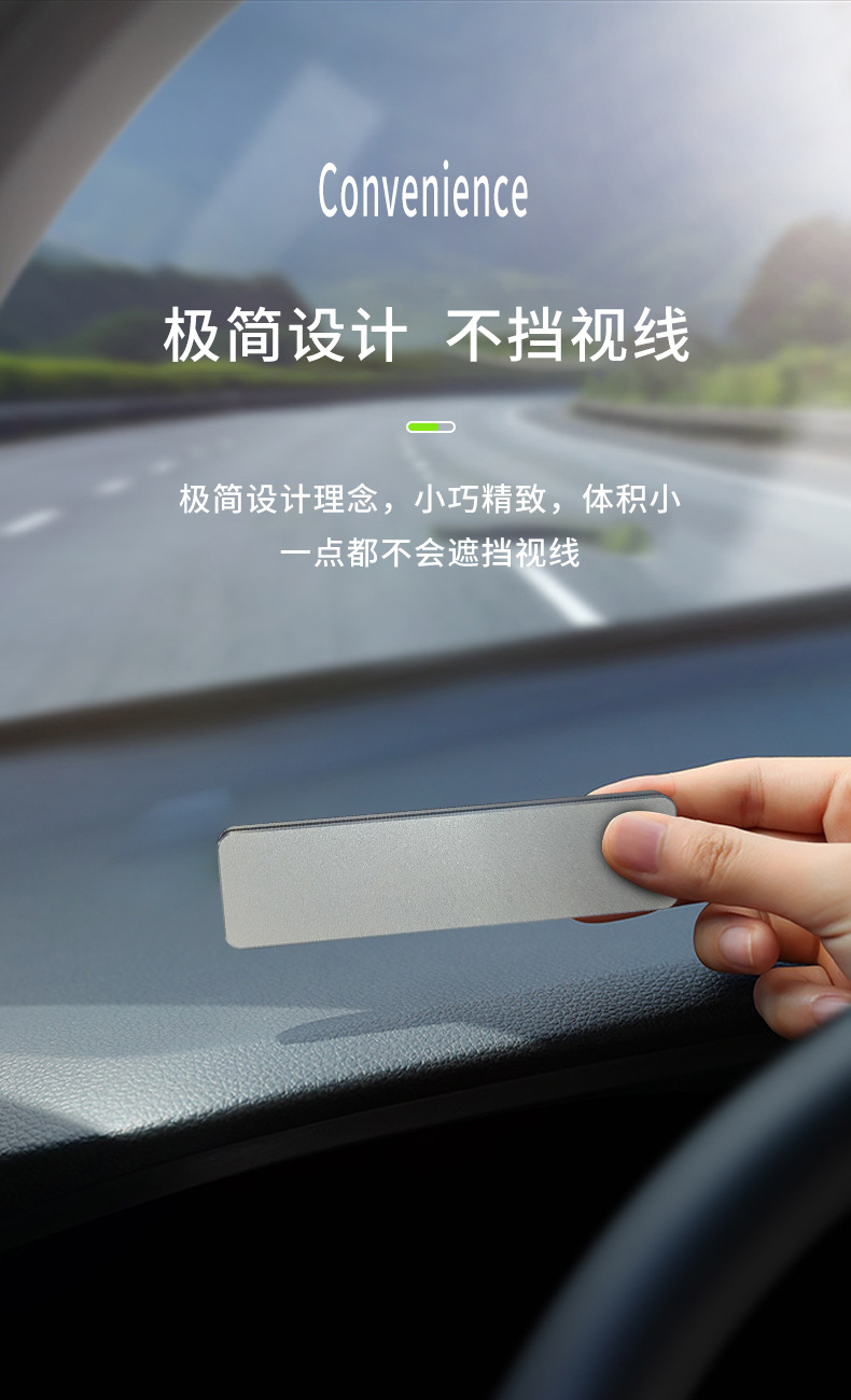 Upgraded High-End Car Temporary Parking Sign, Hidden Metal Moving Vehicle Number Plate, Durable Alloy Luminous Plate