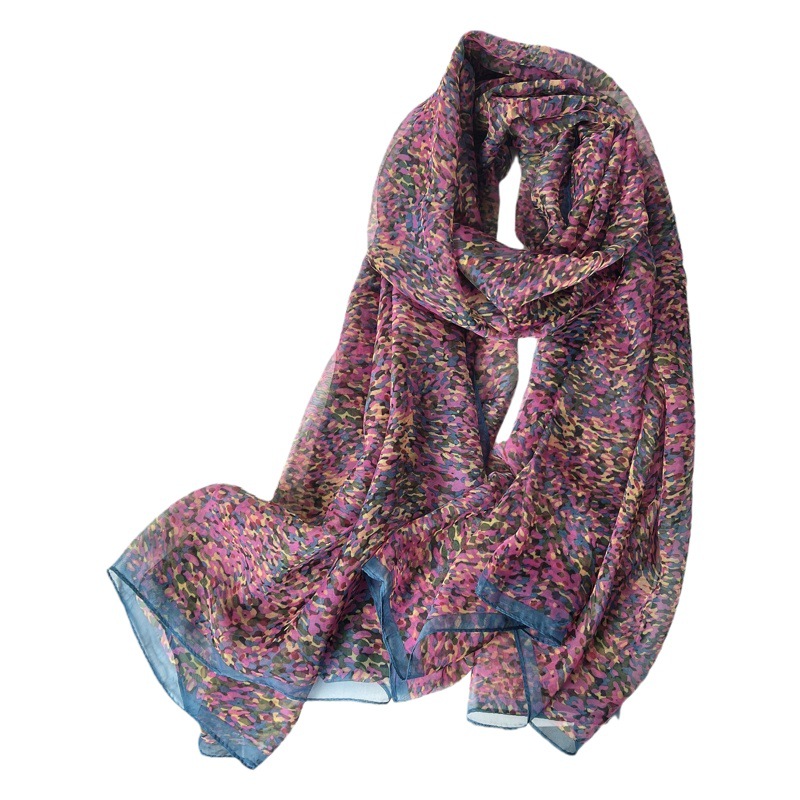 Nueva nube suave hilado verano fino chal mujeres desgaste exterior de alta gama cuello protección con protección solar bufanda para la madre