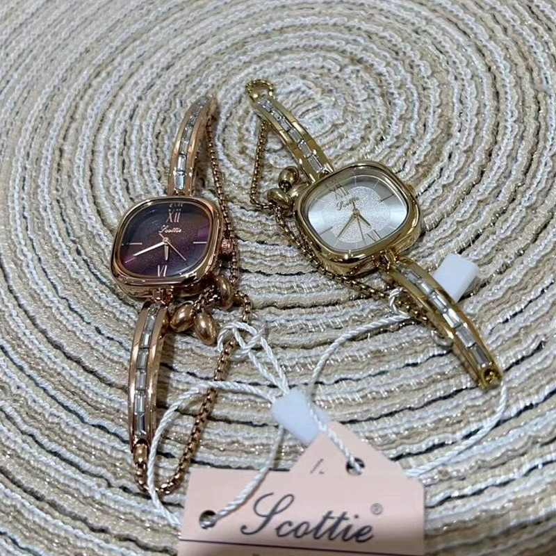 Square small sophisticated fashionable women's bracelet, women's watch, light luxury style, simple and elegant design, 2024 years
