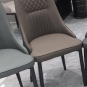 silla de comedor doméstica silla de lujo ligera silla de respaldo taburetes balcón sala de estar silla de comedor de cuero silla de comedor de metal silla de comedor
