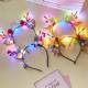 Big antler headband night market luminous toys flash stall headband Christmas reindeer flower fairy headdress wholesale