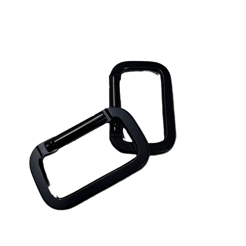 カラビナメーカー スクエア安全バックル 登山フックバックル アルミ合金カラビナ クライミングバックル ウォーターボトルバックル アウトドアバックル|undefined