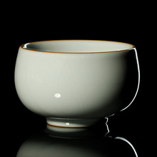 宋朴苏扬烨大师手工天青汝窑主人杯矿釉品茗杯开片汝瓷可养礼盒装