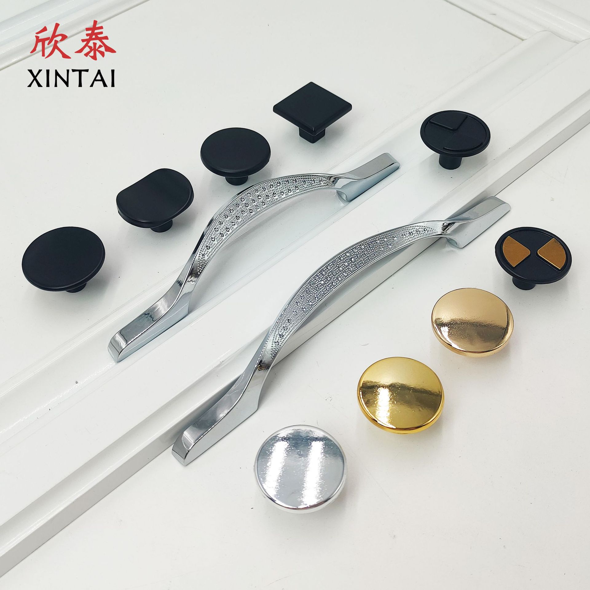 鋅合金拉手衣櫃鞋櫃單孔柜子家具門把手簡約黑色鋁合金拉手櫥櫃