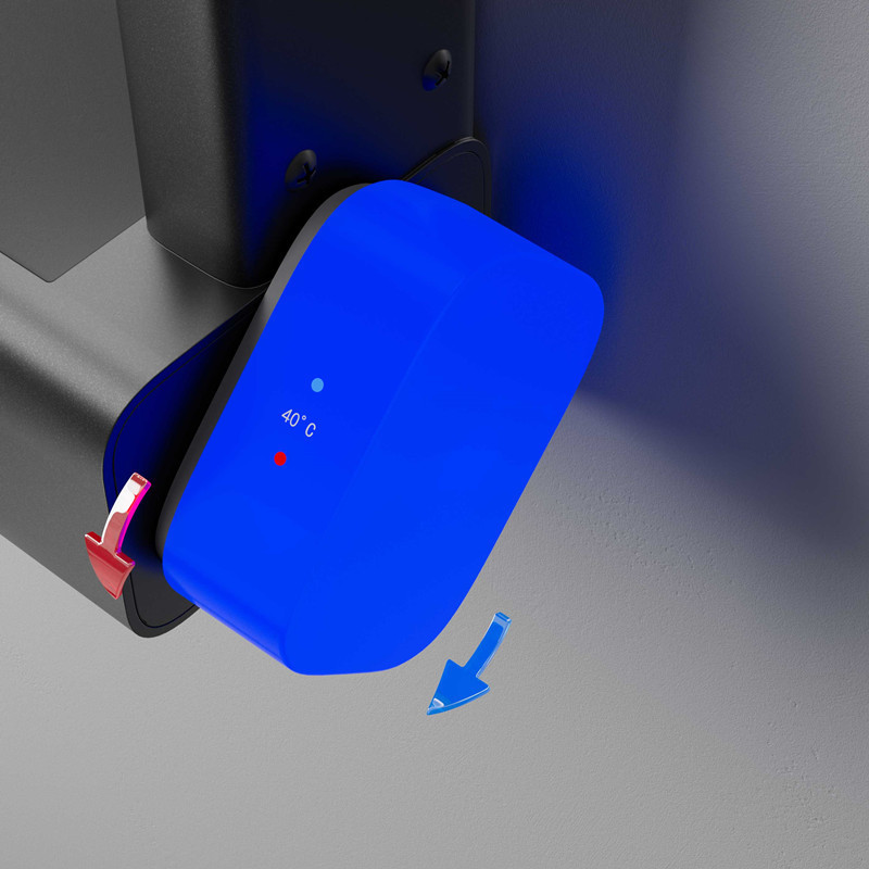 Elevador pistola ducha gris juego de ducha almacenamiento de doble capa multifuncional baño en casa ducha presurizada blanco lechoso