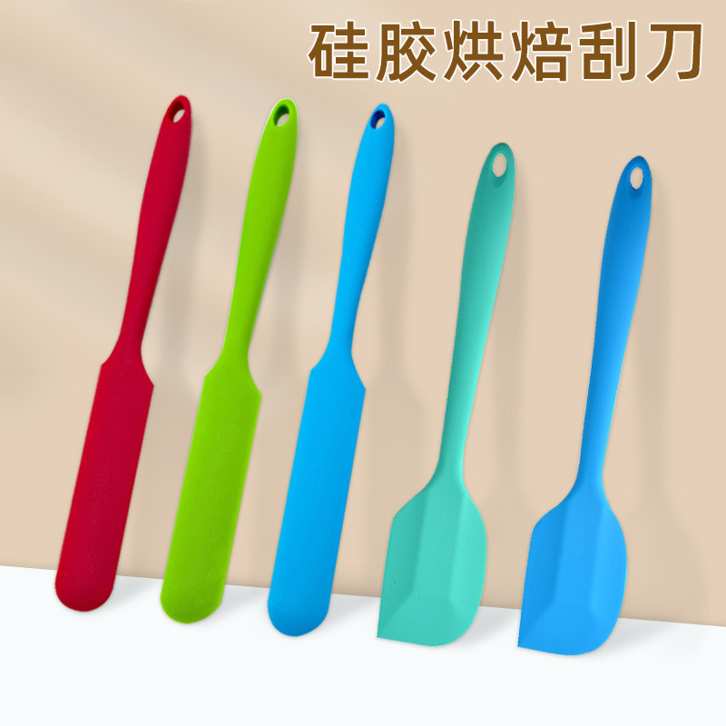 Baking Tools Silicone Integrated Scraper Household Baking Butter Blade Blade All-inclusive Long Cake Scraper