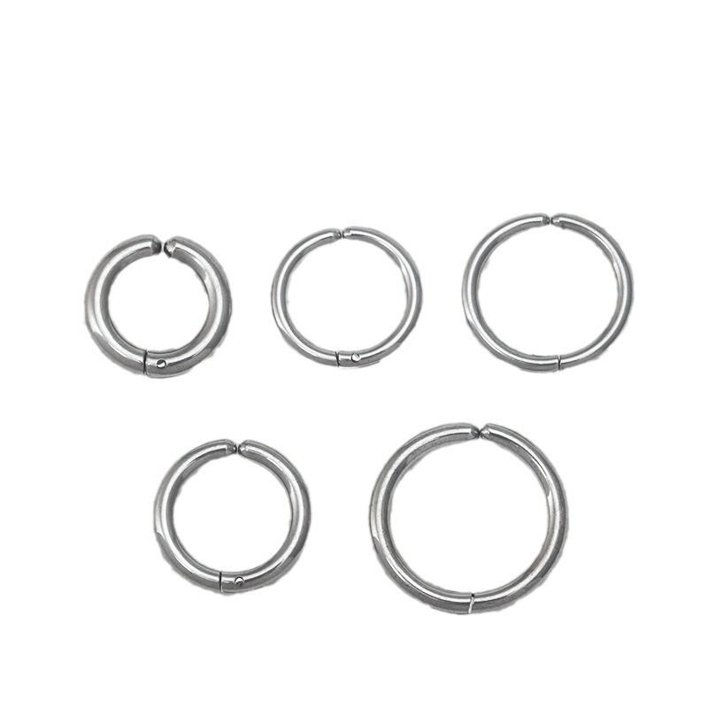 Pendientes de botón para hombre en acero inoxidable estilo punk_voghion.com
