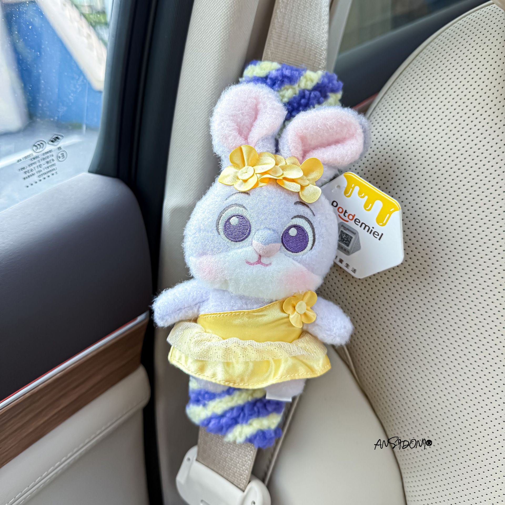 Zootopia Judy Nick Car Seat Belt Shoulder Pad Car Seat Belt Cover Car Interior Decoration Accessories