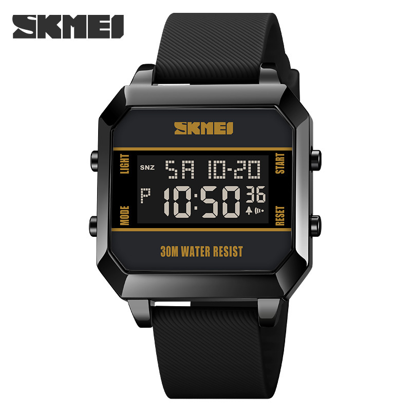 SKMEI comercio exterior venta caliente de los hombres LED reloj electrónico multifunción impermeable cuenta atrás reloj deportivo hombres