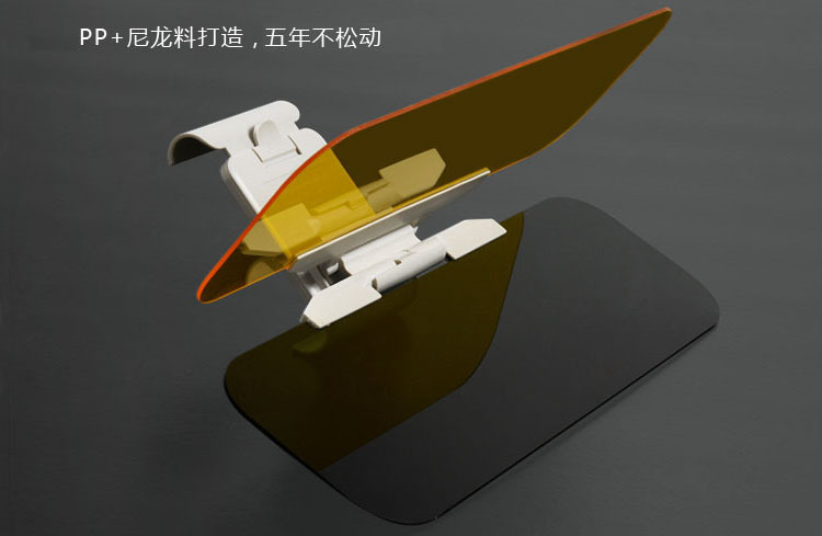 Anti-Glare Mirror for Cars, Day and Night Use, Car Sun Visor Night Vision Goggles, Anti-Dazzle and Anti-Glare for Drivers