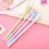 Cartoon fruit gel pen with animals for elementary school students, cute stationery, wholesale
