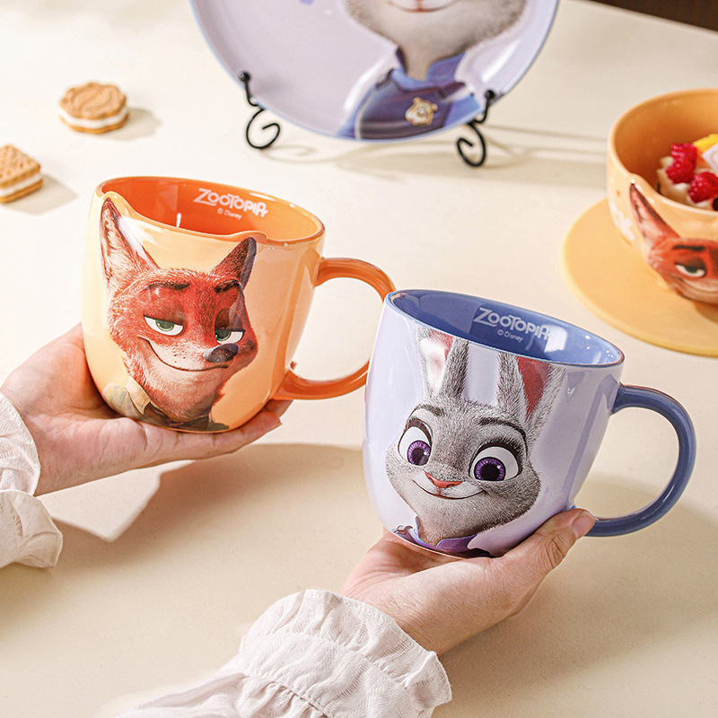 Mad Animal City Judinick nuevo niño taza de café de alto valor familiar taza de agua de cumpleaños