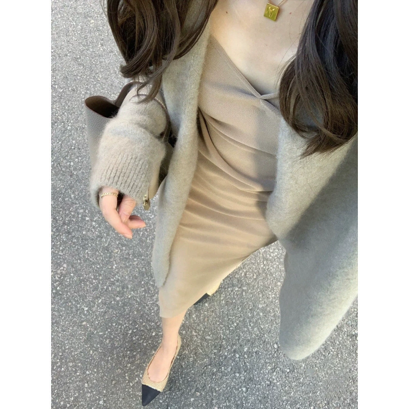 Кардиган, милый цветной свитер, куртка, oversize