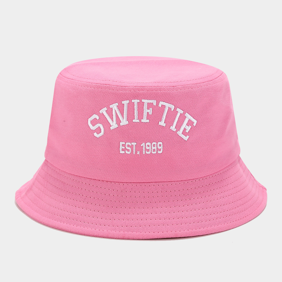 Nueva SWIFTIE bordado sombrero de pescador de verano moda fanáticos sombrero pareja sombrero de bañera solar transpirable