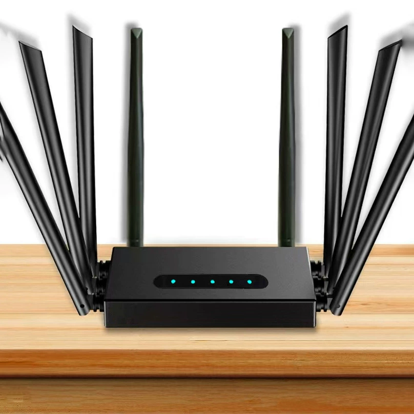 Промышленного класса 4G CPE беспроводной маршрутизатор, 4G Wireless CPE Router, стальной корпус, восемь антенн