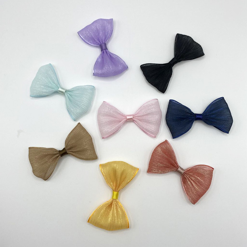 Satin Ribbon Large Butterfly Bow Children's Hair Accessory Fashion Accessory Handmade DIY Toys Doll Pet Decoration Butterfly Bow