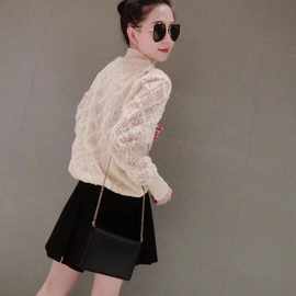 欧洲女装站2025新款欧货大码宽松减龄蕾丝上衣打底小衫女春秋洋气