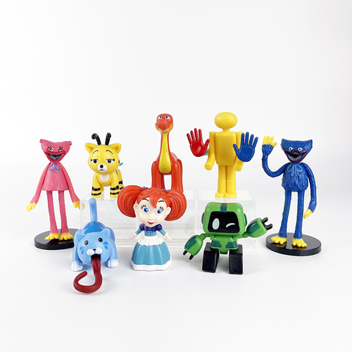 Cross-border Poppy’s Play Time Dinosaur Girl 8 Anime Hand-made Office Ornaments and Toys in Bags