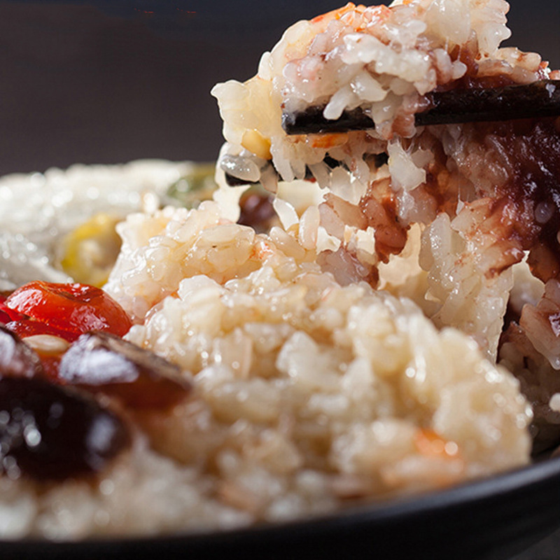 Sanzhenzhai eight-treasure rice instant rice vacuum heating ready-to-eat canned glutinous rice 350g manufacturer wholesale delivery