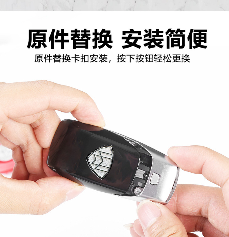 Mercedes-Benz New A-Class E-Class C-Class S-Class G-Class Glc/Gls/Gle Original Car Key Replacement Painted Frosted Back Cover Shell
