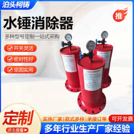 水锤消除器胆胶式水锤吸纳器活塞式水锤吸纳器法兰水锤消除器供应