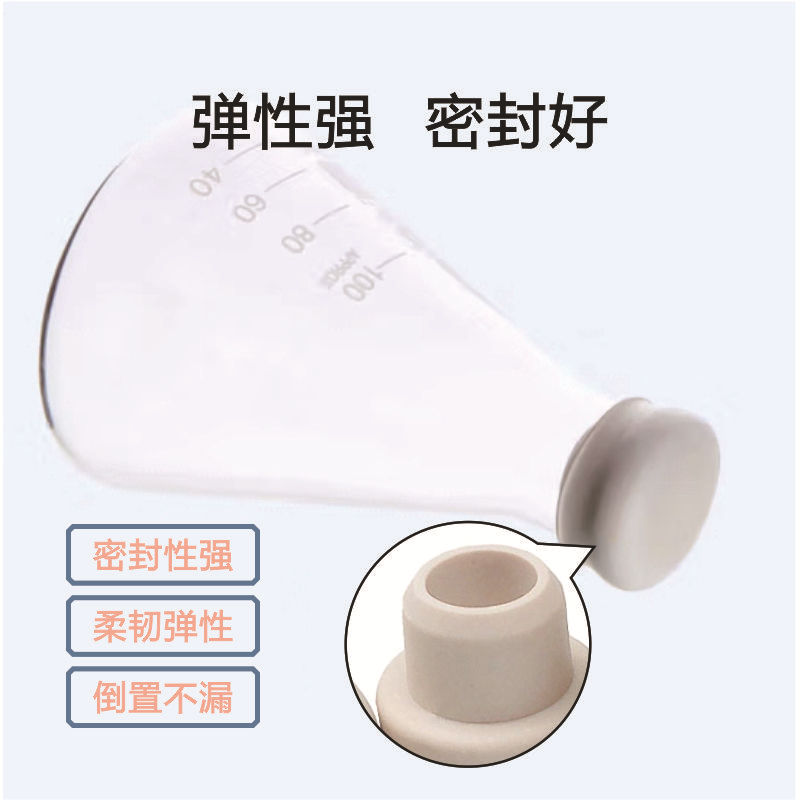 [100[A] Dibo boca inversa tapones de goma tapones normales flap 14 # 24 # tapones de goma 19 # tapones de botella de solución salina