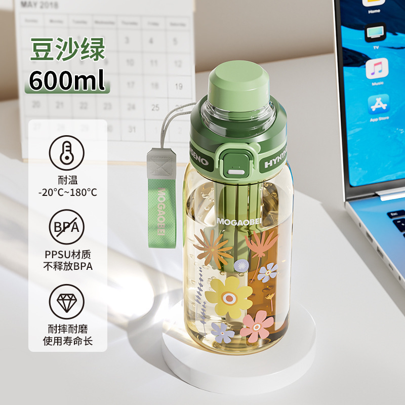 ppsu孕妇水杯 吸管杯大容量成人孕妇专用刻度学生儿童杯子|undefined