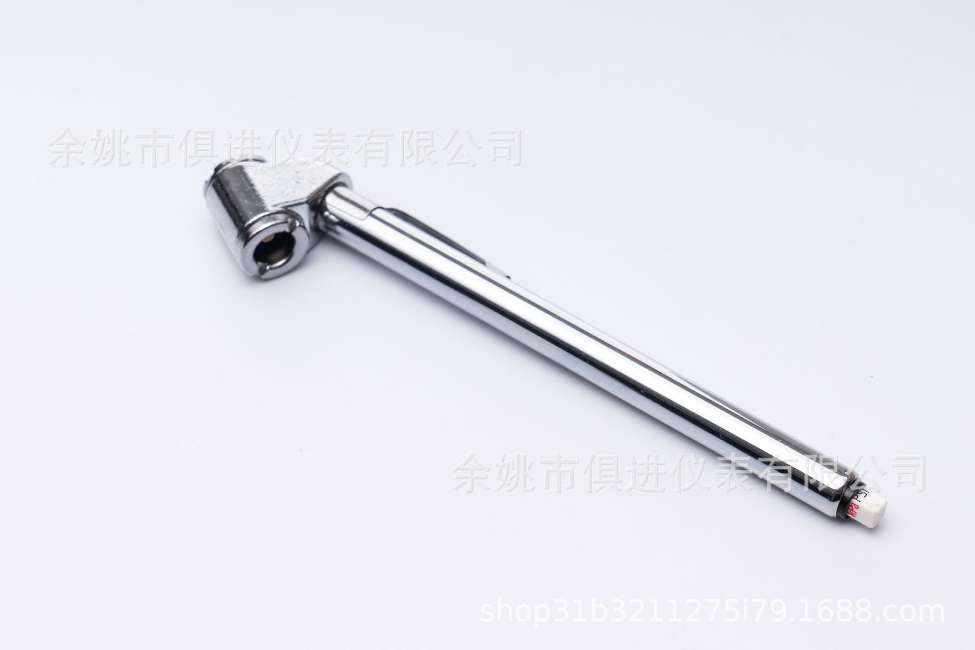 크롬 도금 타이어 공기압 펜 일체형