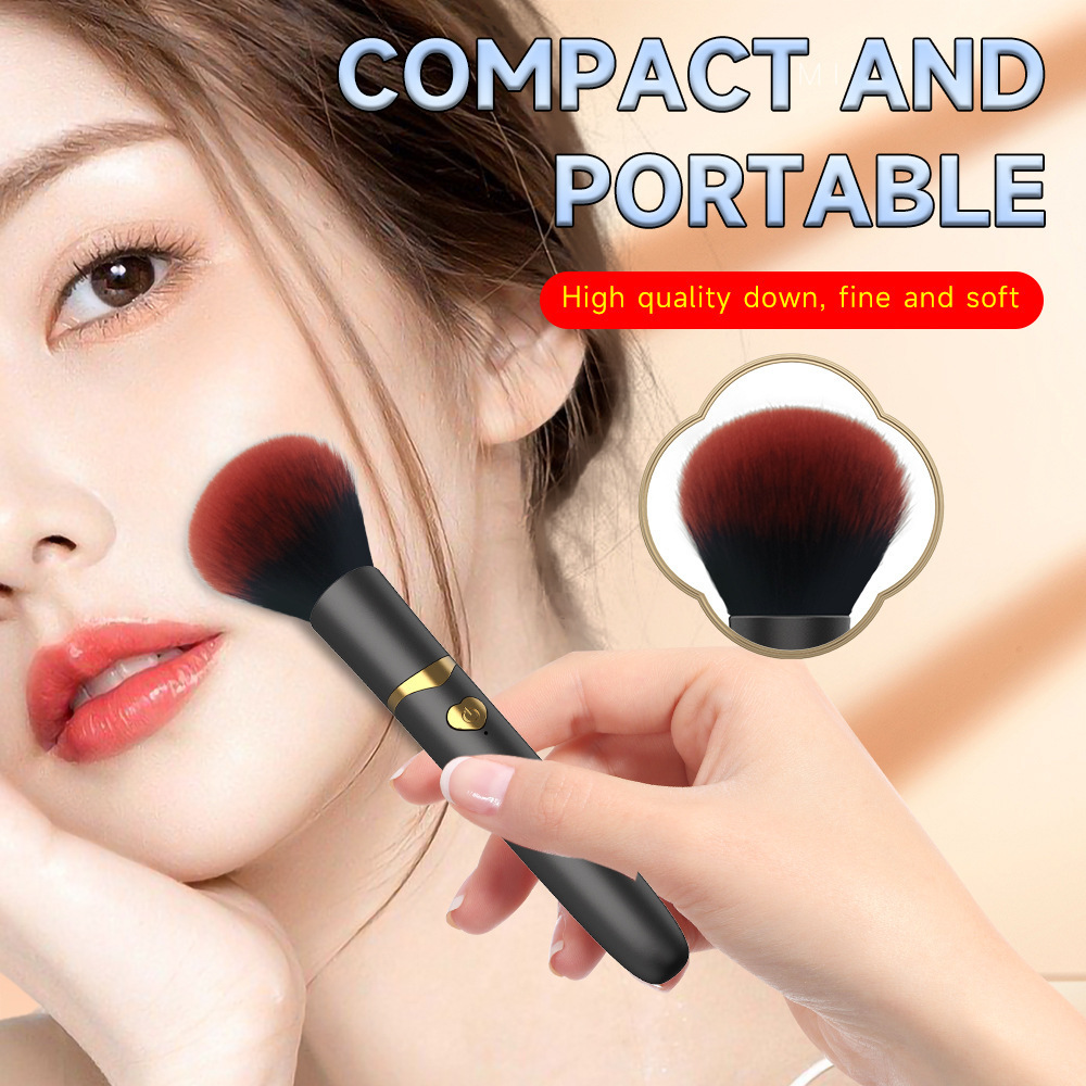 Bestseller: Make-up-Vibrator mit starker Vibration, Puderpinsel, weiblicher Masturbator, Mini-Dildo für Erwachsene_voghion.com