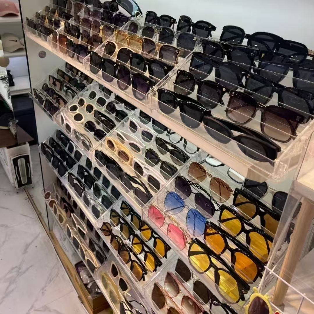 Sunglasses Storage Box Acrylic Transparent Counter Multi-Layer Glasses Display Shelf Sunglasses Stall Special Storage Rack