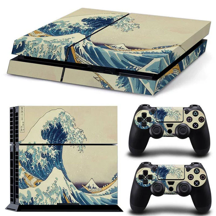 Скины‑наклейки для PS4 — модные мультяшные и стильные дизайны, матовый винил против царапин