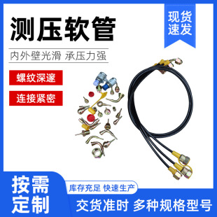 Hydraulic Pressure Measuring Hose Pt Joint Dn3 High Pressure Pressure Measuring Tube Manufacturer High Temperature and High Pressure Resistant Smooth Pressure Measuring Oil Pipe