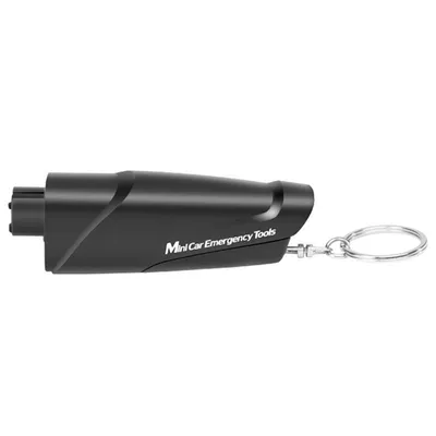 key chain safety hammer – Qəza çəkici - black-window-breaker